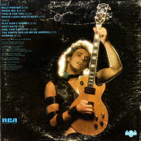 Mick Ronson - Play Don't Worry (LP, Album, Gat) (Very Good Plus (VG+)) - Image 2