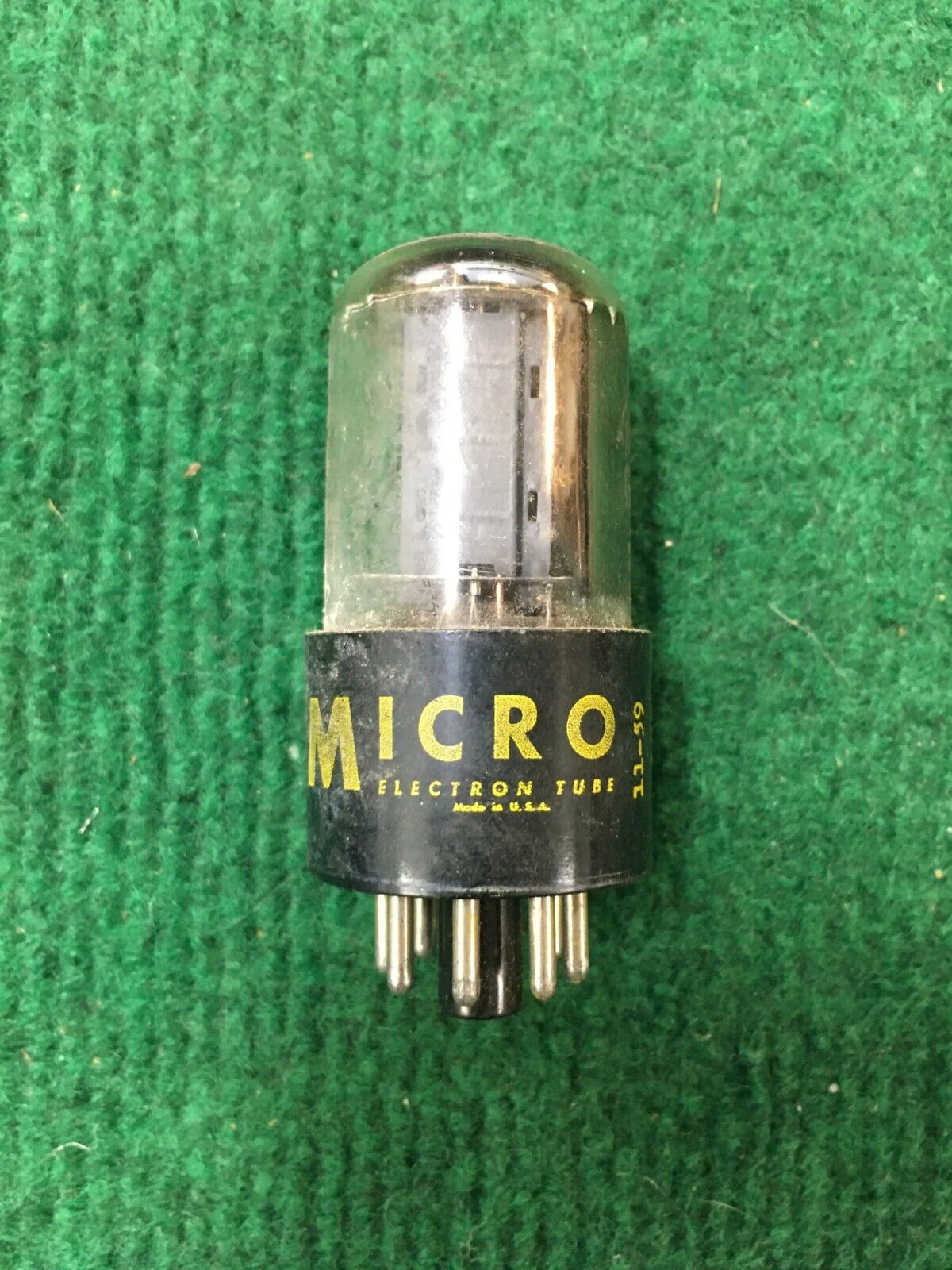 Micro 6SN7GTB  Vacuum Tube * Tested 91%/100% - Image 2