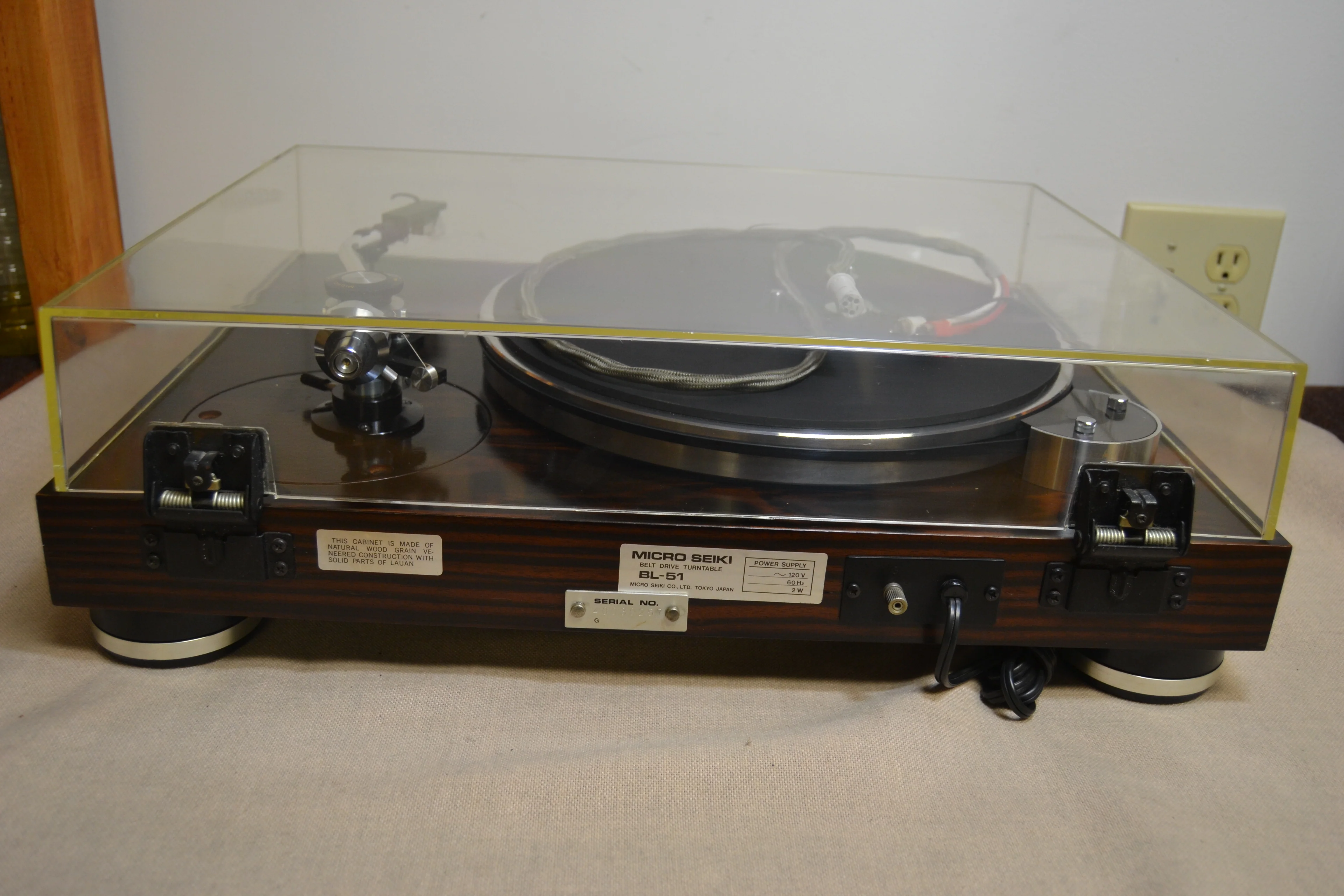 Micro Seiki BL-51 Belt Drive Turntable with Micro Seiki MA-101 MKII Tonearm - NEW AT3600 Cartridge - Image 20
