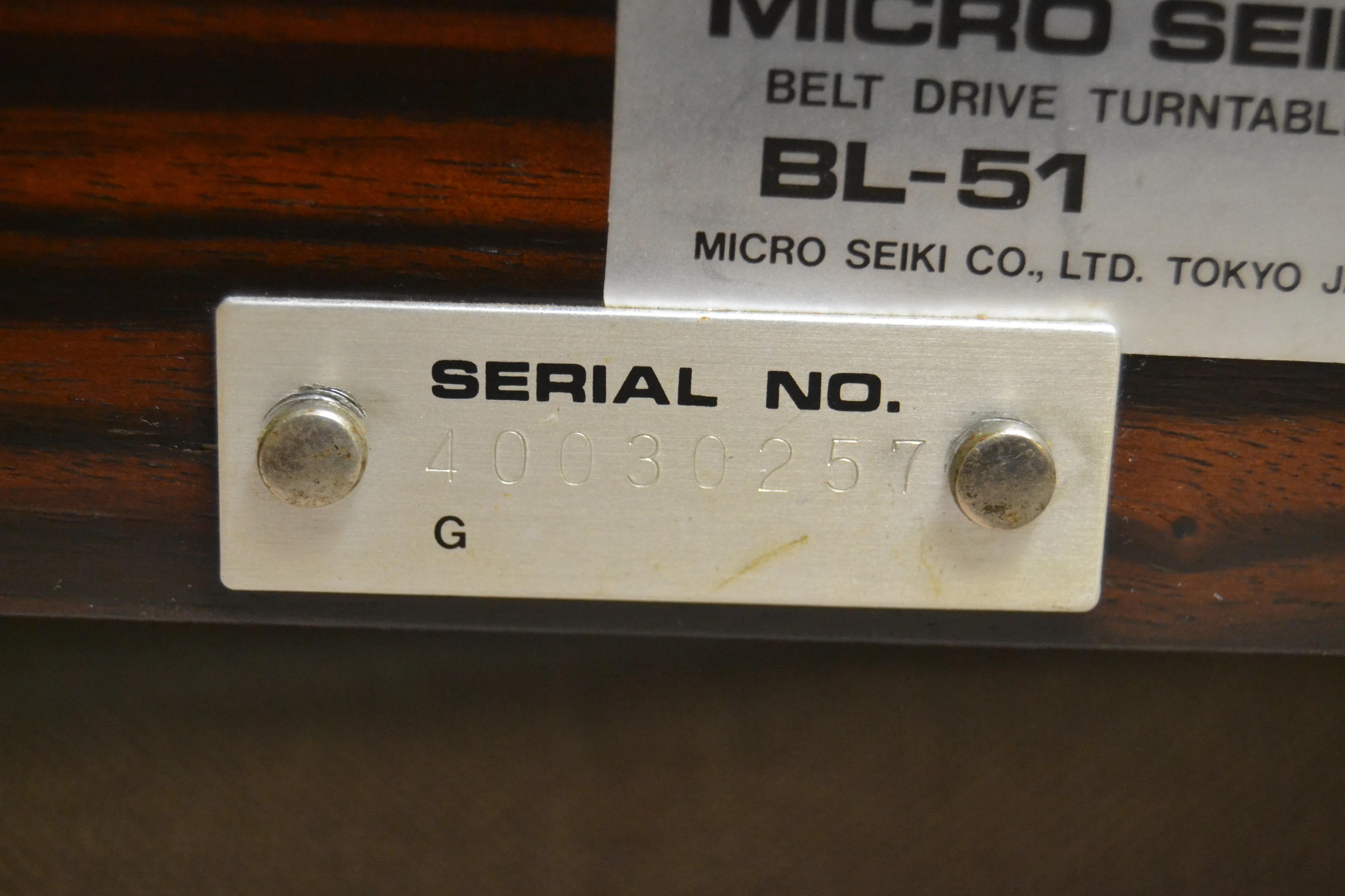 Micro Seiki BL-51 Belt Drive Turntable with Micro Seiki MA-101 MKII Tonearm - NEW AT3600 Cartridge - Image 26