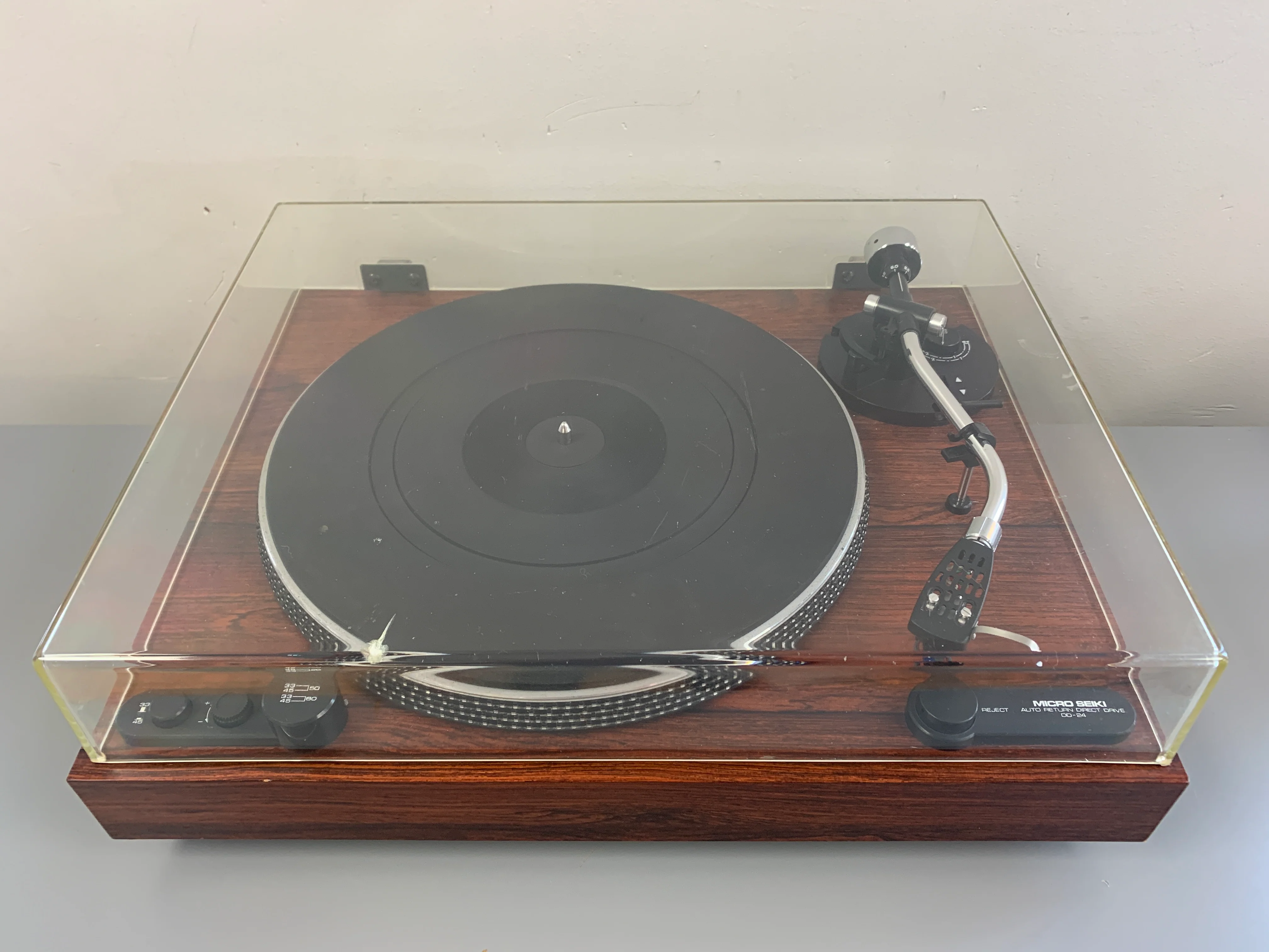 Micro Seiki DD-24 Turntable with Shure N97Xe Cartridge and OEM Stylus - Image 2