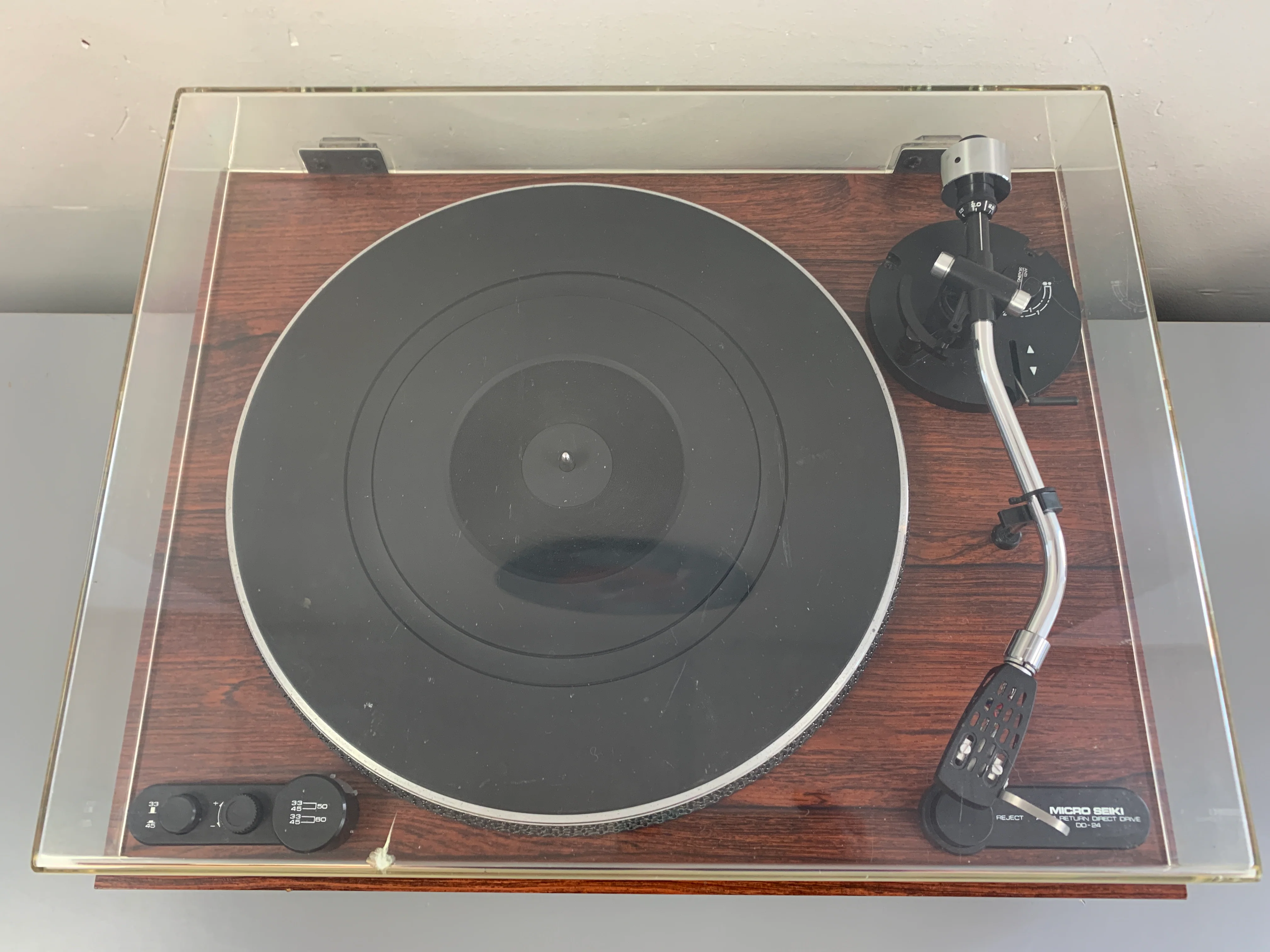 Micro Seiki DD-24 Turntable with Shure N97Xe Cartridge and OEM Stylus - Image 3