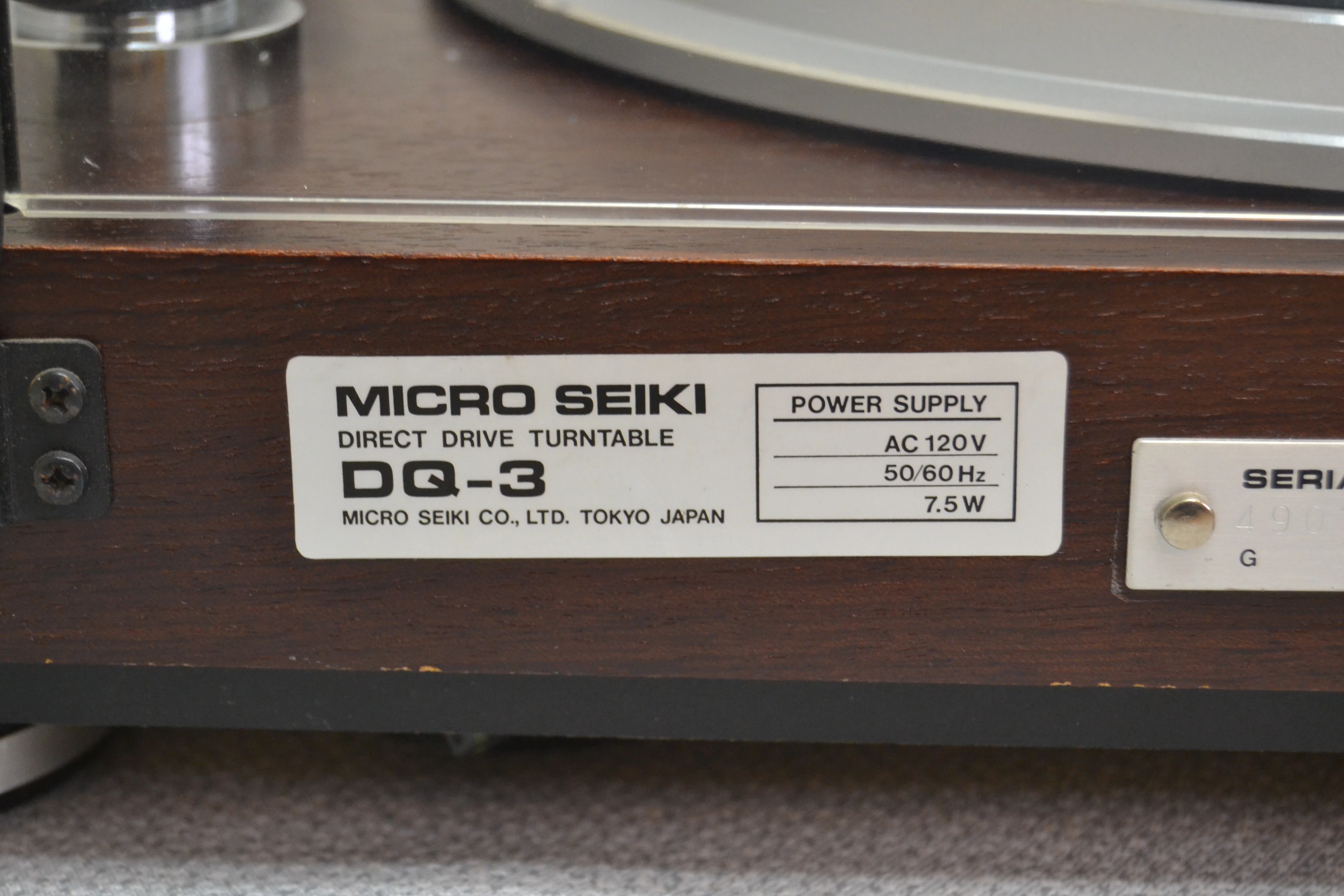 Micro Seiki DQ-3 Quartz-Locked PLL Direct-Drive Turntable - Image 12