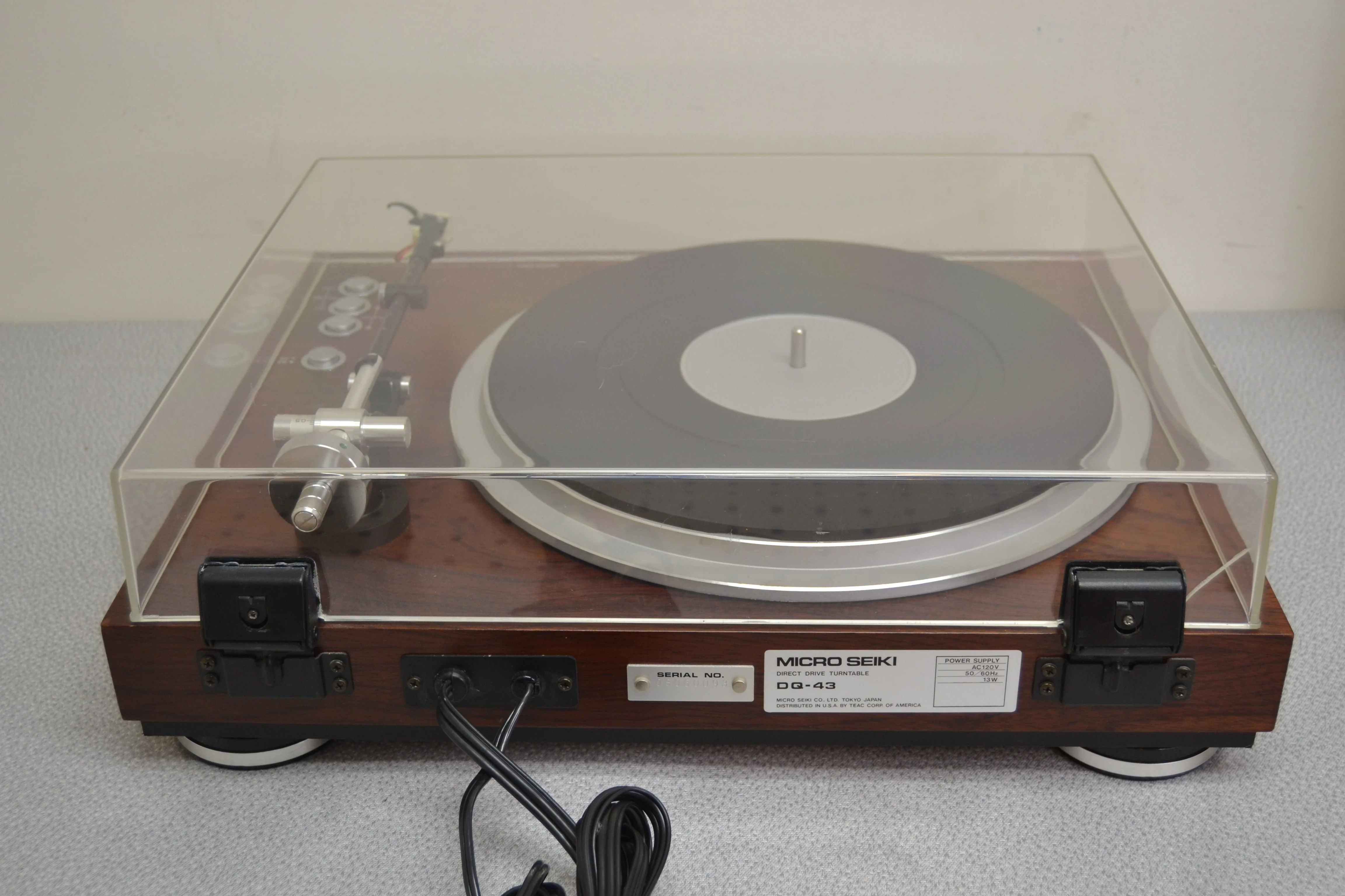 Micro Seiki DQ-43 Quartz-Locked PLL Direct-Drive Turntable - Image 12