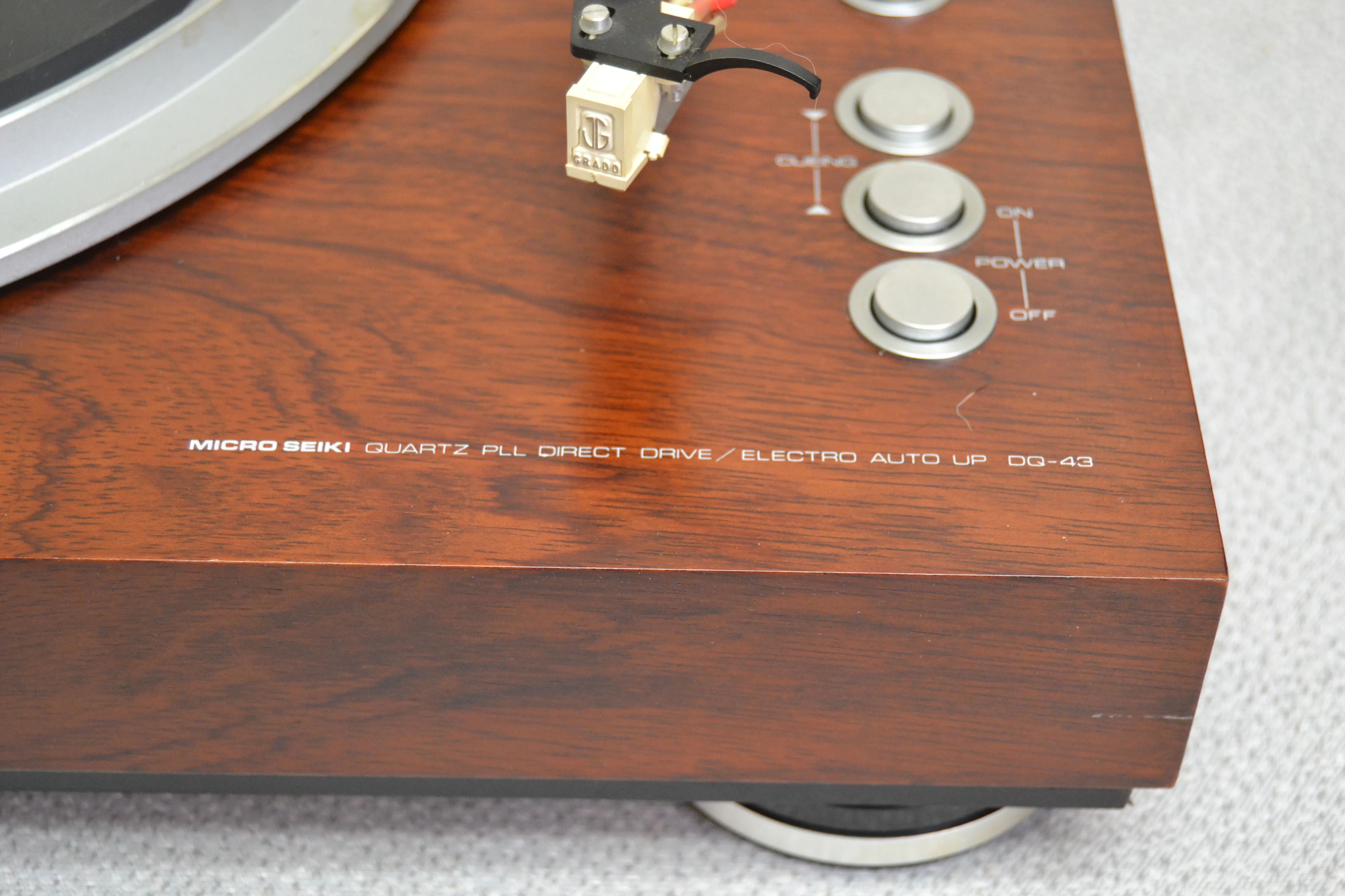 Micro Seiki DQ-43 Quartz-Locked PLL Direct-Drive Turntable - Image 3