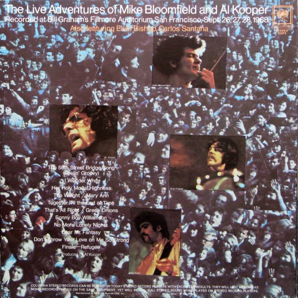Mike Bloomfield & Al Kooper - The Live Adventures Of Mike Bloomfield And Al Kooper (2xLP, Album) (Very Good (VG)) - Image 2