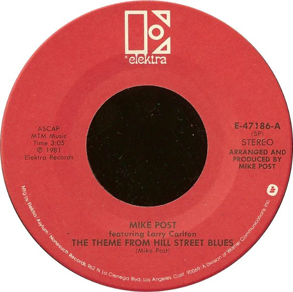 Mike Post Featuring Larry Carlton - The Theme From Hill Street Blues (7", Single, Spe) (Very Good Plus (VG+)) - Image 3