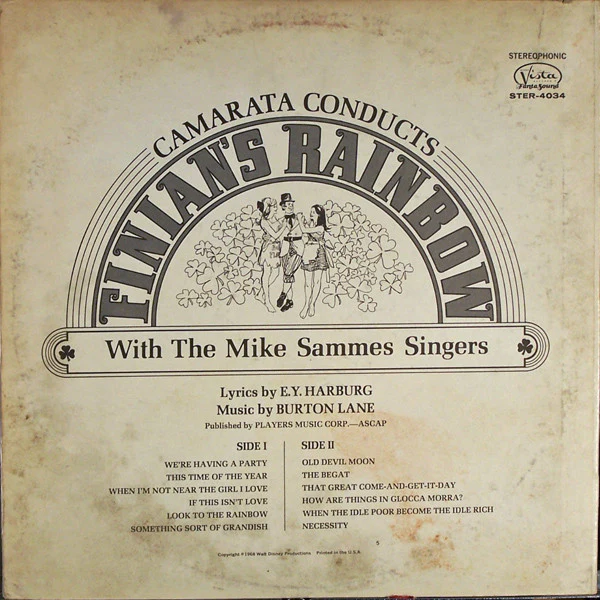 Mike Sammes Singers - Finian's Rainbow (LP, Album, Gat) (Mint (M)) - Image 4