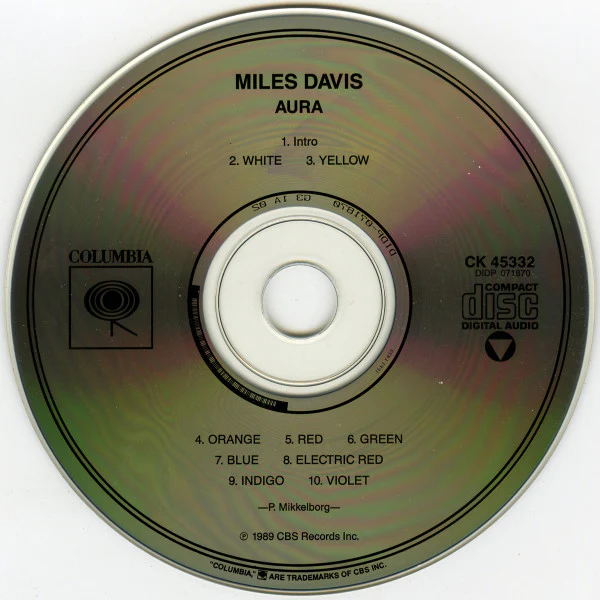 Miles Davis - Aura (CD, Album, RE) (Near Mint (NM or M-)) - Image 3