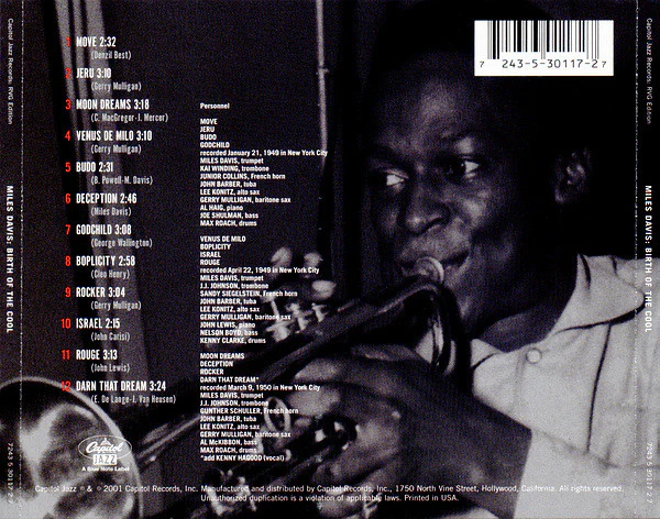 Miles Davis - Birth Of The Cool (CD, Comp, RE, RM) (Mint (M)) - Image 2