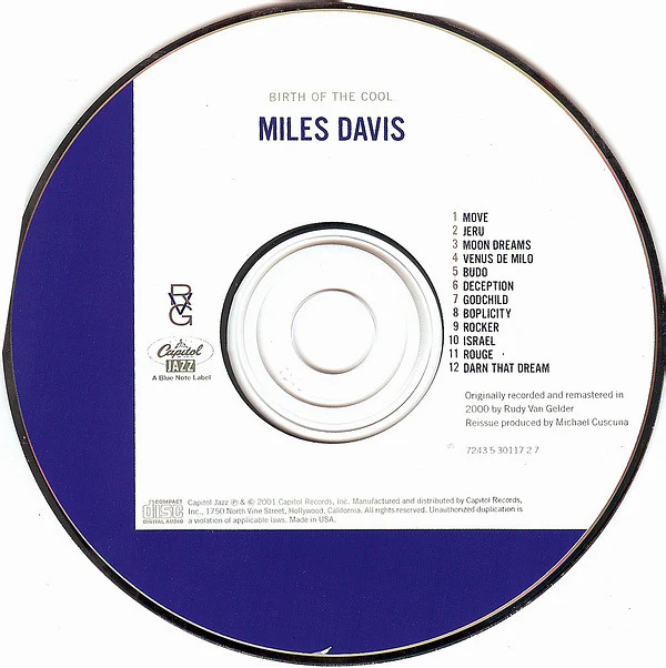 Miles Davis - Birth Of The Cool (CD, Comp, RE, RM) (Mint (M)) - Image 3