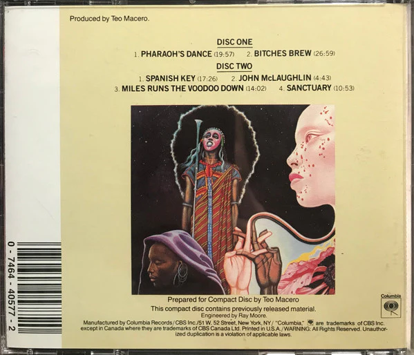 Miles Davis - Bitches Brew (2xCD, Album, RE, RM, Fat) (Near Mint (NM or M-)) - Image 2