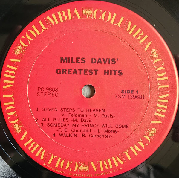 Miles Davis - Miles Davis' Greatest Hits (LP, Comp, RE, Pit) (Very Good Plus (VG+)) - Image 3