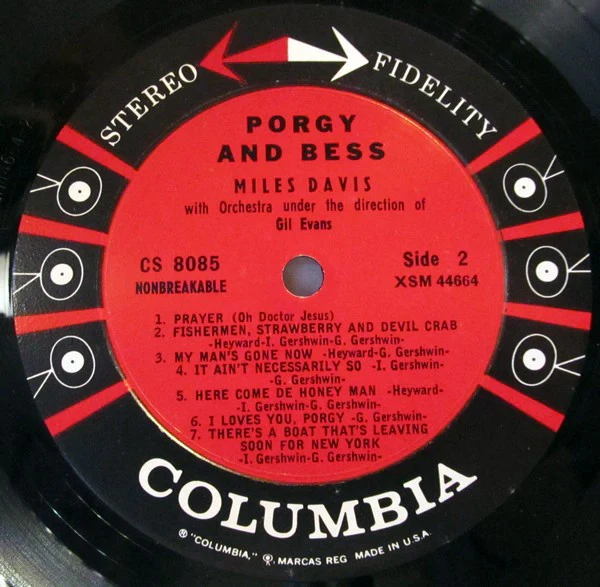 Miles Davis - Porgy And Bess (LP, Album) (Very Good Plus (VG+)) - Image 4