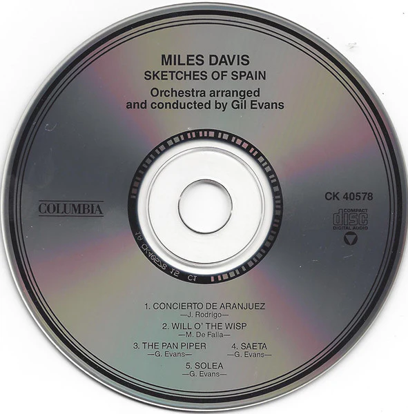 Miles Davis - Sketches Of Spain (CD, Album, RE, RM) (Very Good Plus (VG+)) - Image 3