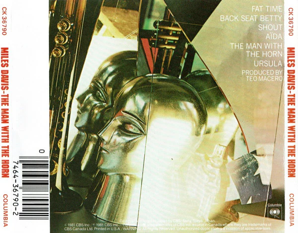 Miles Davis - The Man With The Horn (CD, Album, Pre) (Near Mint (NM or M-)) - Image 4