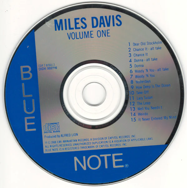 Miles Davis - Volume 1 (CD, Comp, RE, Cap) (Near Mint (NM or M-)) - Image 3