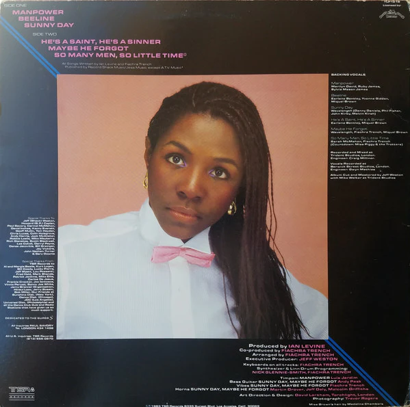 Miquel Brown - Manpower (LP, Album) (Mint (M)) - Image 2