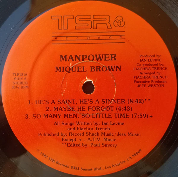 Miquel Brown - Manpower (LP, Album) (Mint (M)) - Image 4