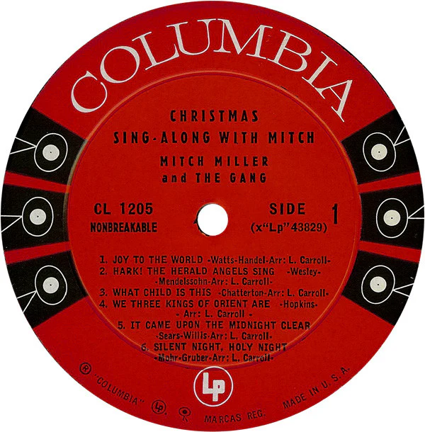 Mitch Miller And The Gang - Christmas Sing-Along With Mitch (LP, Album, Mono, Gat) (Very Good Plus (VG+)) - Image 3