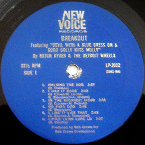 Mitch Ryder & The Detroit Wheels - Breakout…!!! (LP, Album, Mono) (Good Plus (G+)) - Image 3