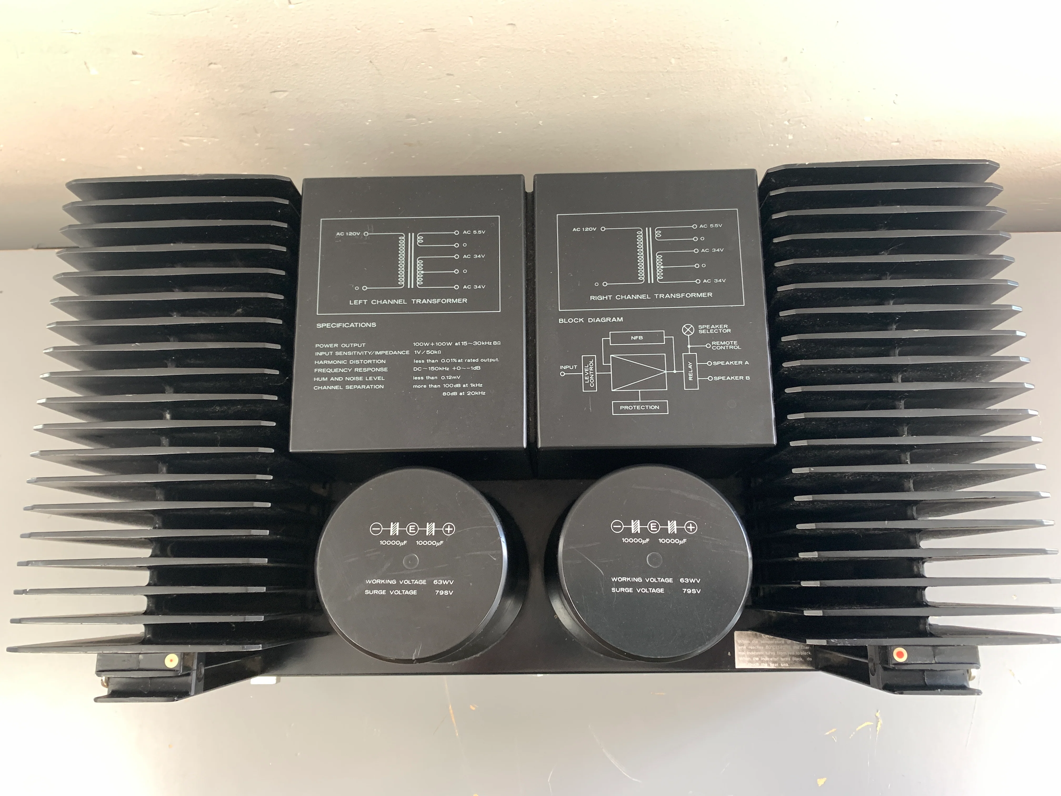 Mitsubishi DA-A10DC Power Amplifier * 100W RMS * 1978 - Image 5