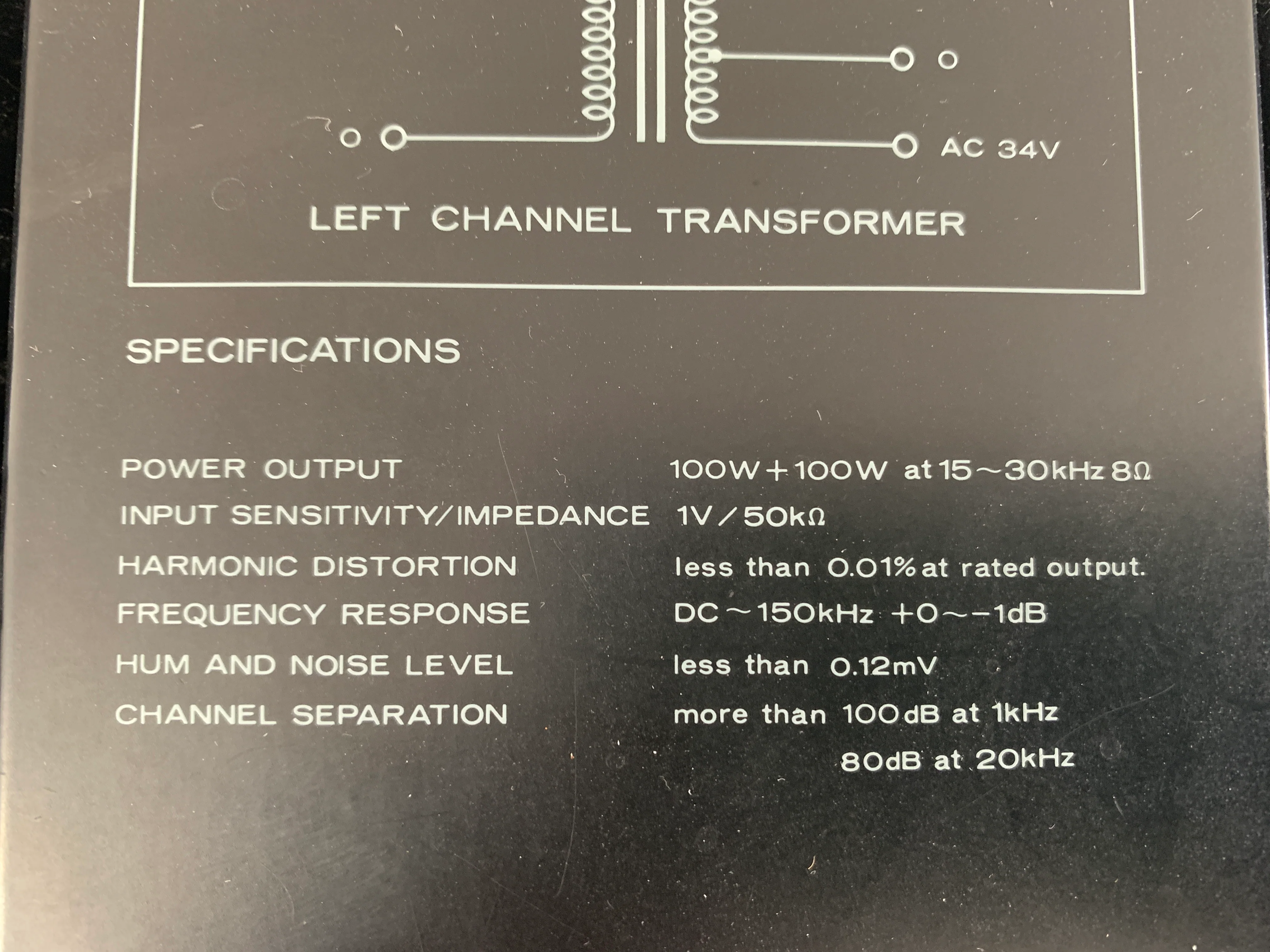 Mitsubishi DA-A10DC Power Amplifier * 100W RMS * 1978 - Image 8