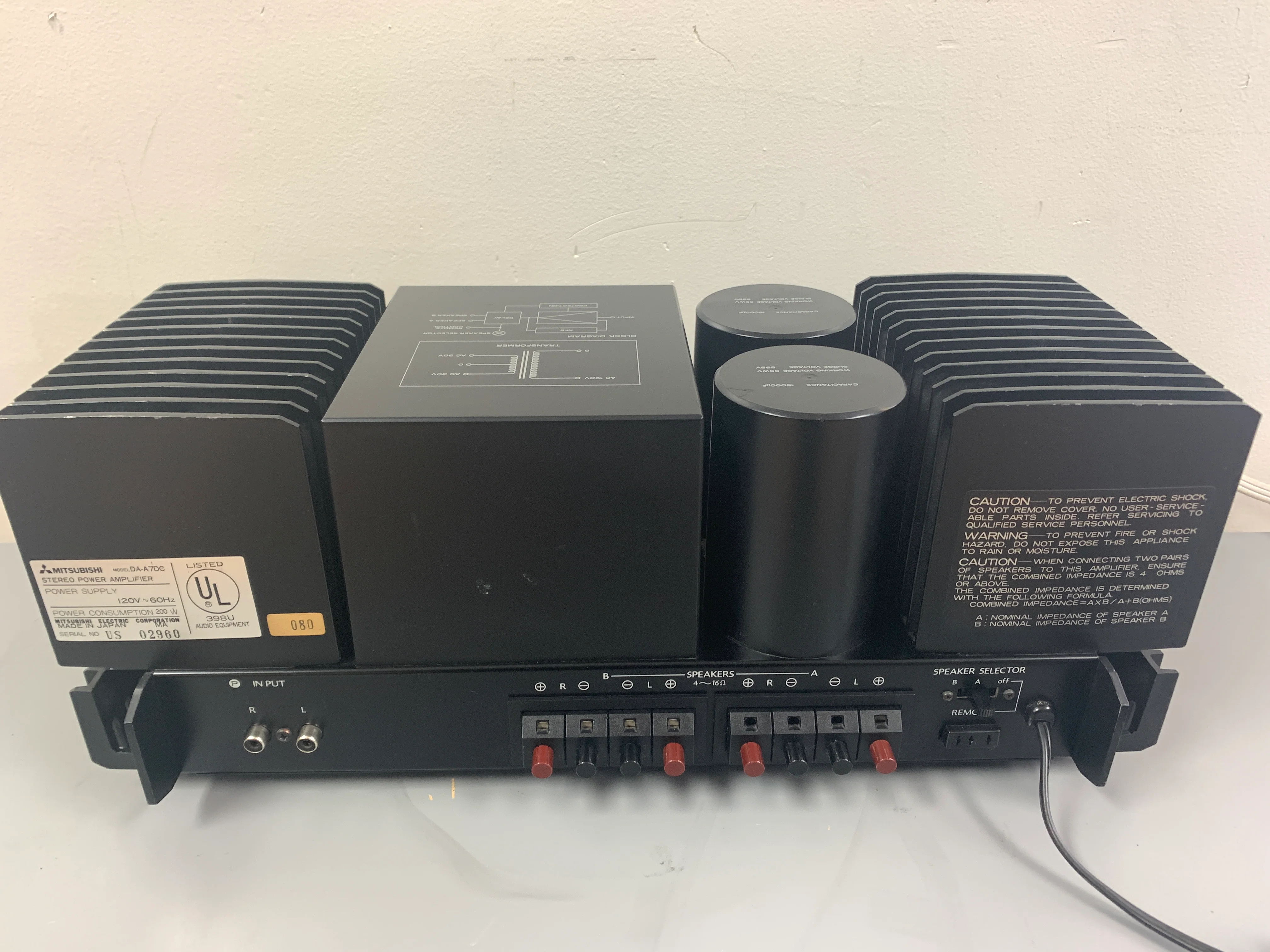 Mitsubishi DA-A7DC Power Amplifier - Image 8