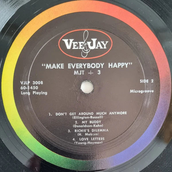 MJT+3 - Make Everybody Happy (LP, Album, Mono) (Very Good Plus (VG+)) - Image 4