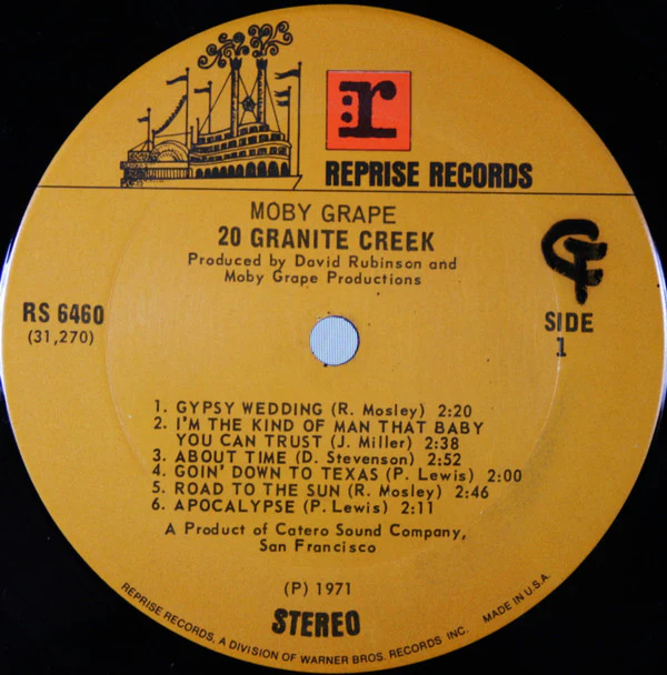 Moby Grape - 20 Granite Creek (LP, Album) (Very Good Plus (VG+)) - Image 3