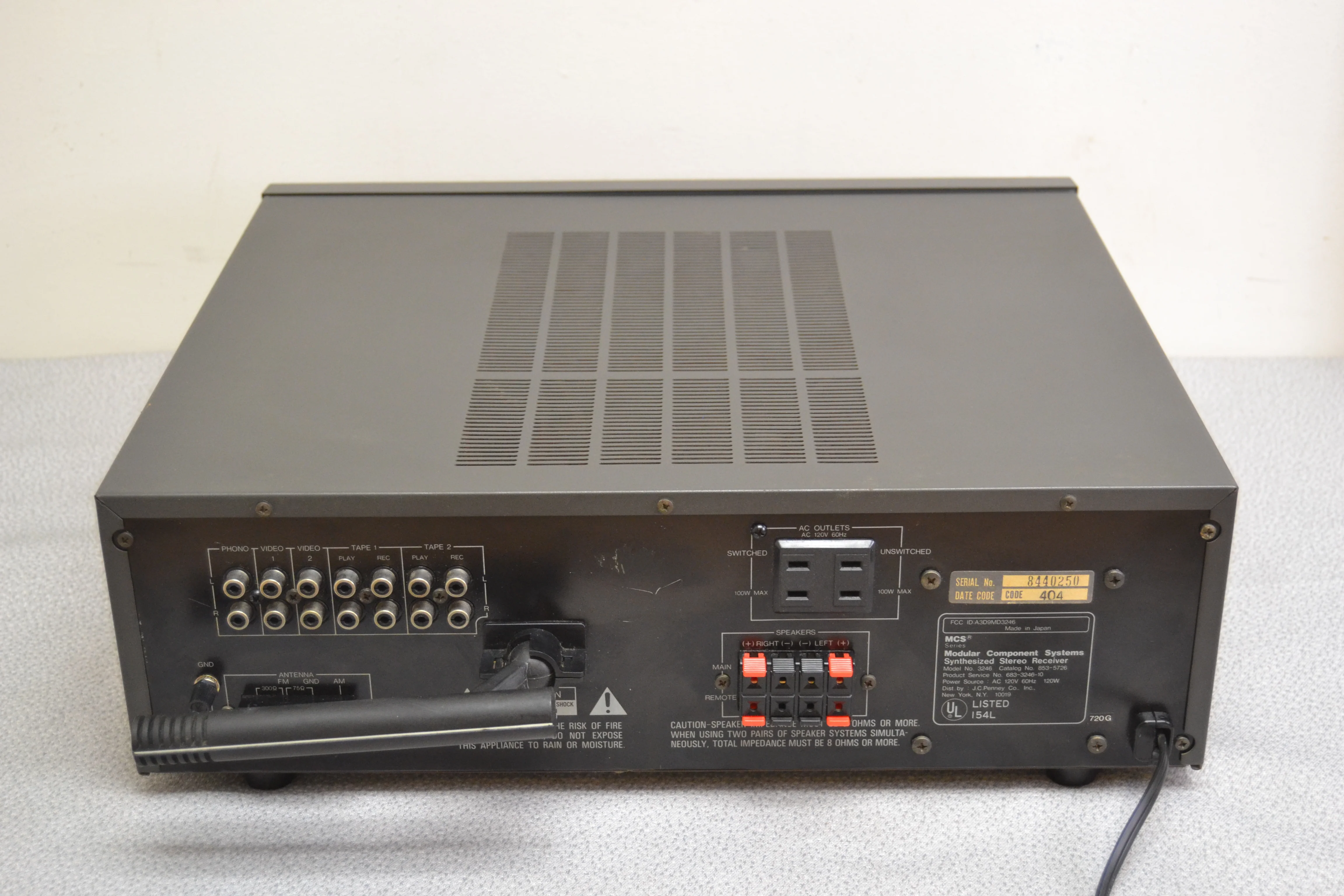 Modular Component Systems 3246 Digital Synthesizer Receiver (1983) - Image 13