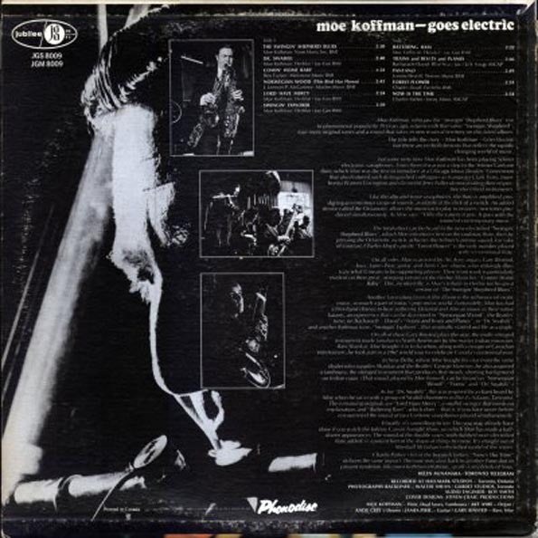 Moe Koffman - Goes Electric (LP) (Very Good (VG)) - Image 2