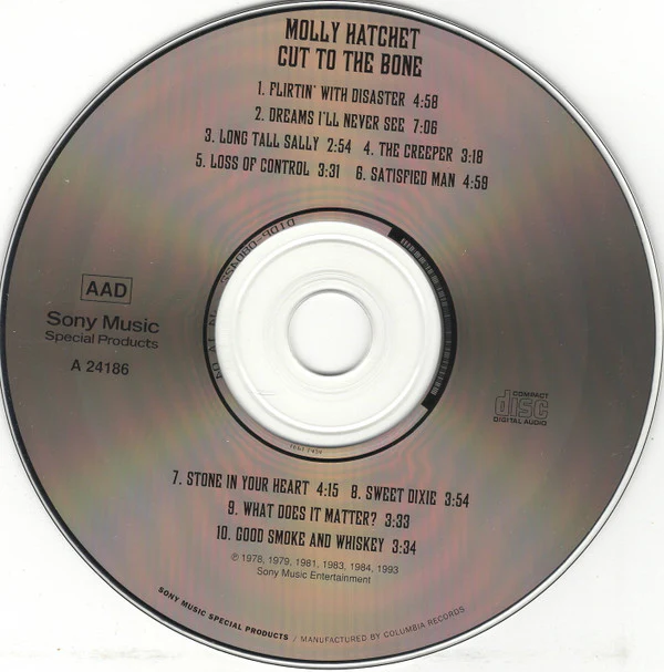 Molly Hatchet - Cut To The Bone (CD, Comp, RE) (Near Mint (NM or M-)) - Image 3