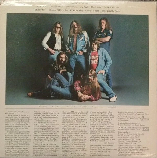 Molly Hatchet - Molly Hatchet (LP, Album, RE, Pit) (Very Good Plus (VG+)) - Image 2