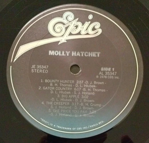 Molly Hatchet - Molly Hatchet (LP, Album, RE, Pit) (Very Good Plus (VG+)) - Image 3