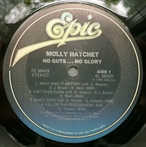 Molly Hatchet - No Guts... No Glory (LP, Album) (Near Mint (NM or M-)) - Image 3