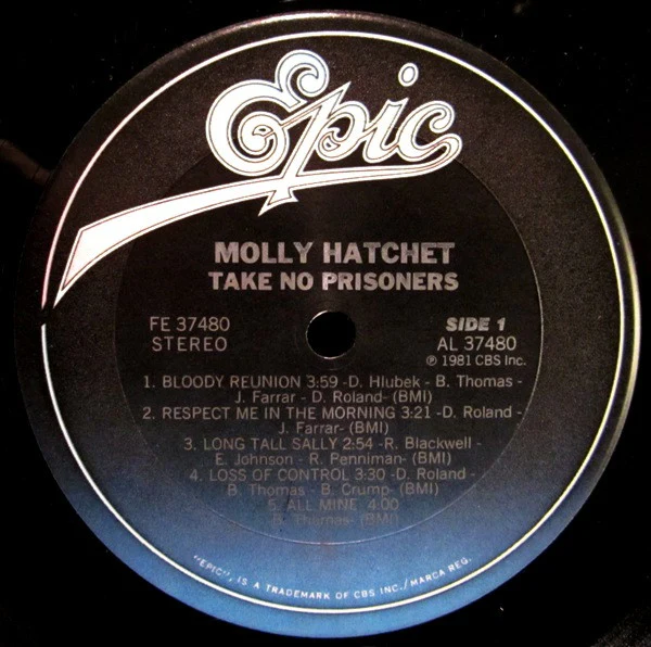 Molly Hatchet - Take No Prisoners (LP, Album, Pit) (Near Mint (NM or M-)) - Image 3