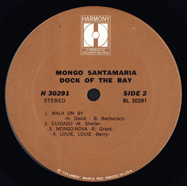 Mongo Santamaria - Dock Of The Bay (LP, Comp) (Very Good Plus (VG+)) - Image 4