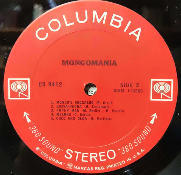 Mongo Santamaria - Mongomania (LP, Album, Pit) (Very Good Plus (VG+)) - Image 4