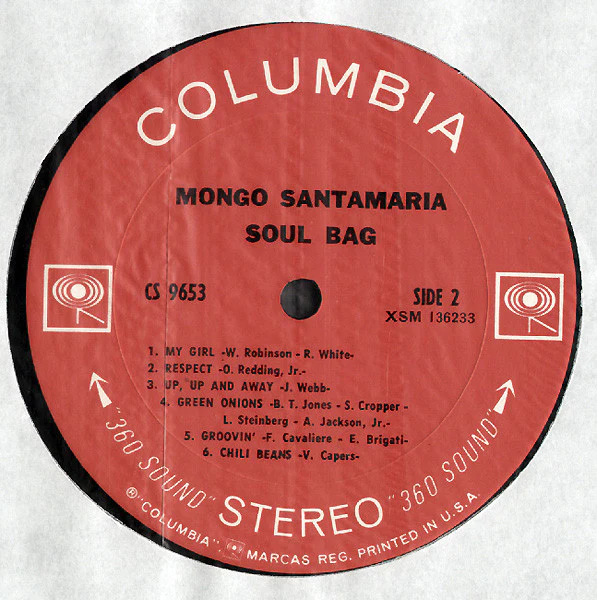 Mongo Santamaria - Soul Bag (LP, Album) (Very Good (VG)) - Image 4