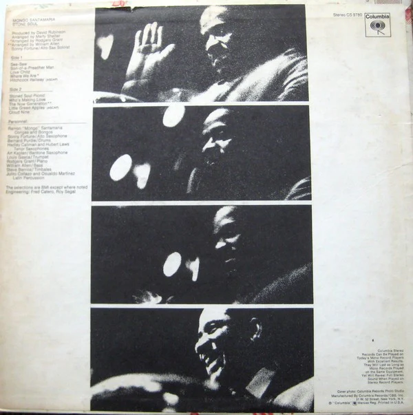 Mongo Santamaria - Stone Soul (LP, Album) (Very Good (VG)) - Image 2