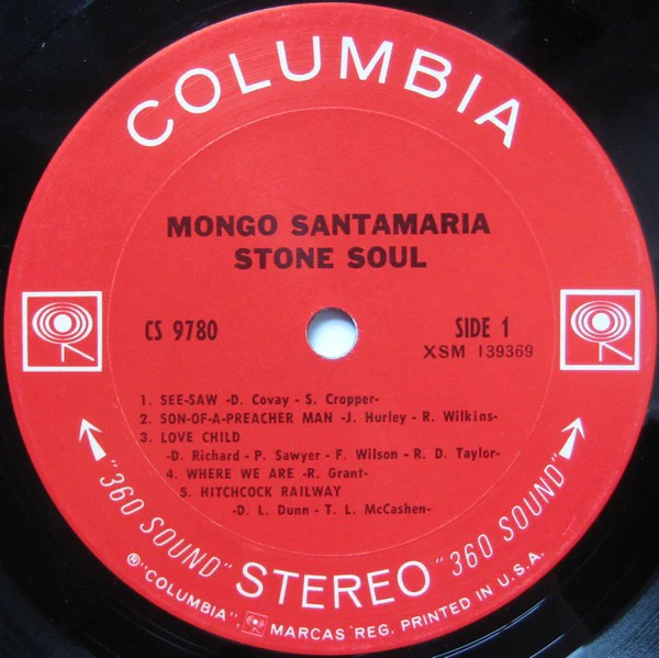 Mongo Santamaria - Stone Soul (LP, Album) (Very Good (VG)) - Image 3