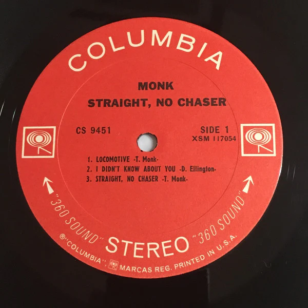 Thelonious Monk - Straight, No Chaser (LP, Album, Pit) (Near Mint (NM or M-)) - Image 3
