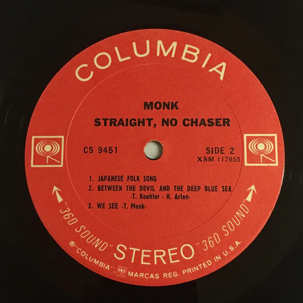 Thelonious Monk - Straight, No Chaser (LP, Album, Pit) (Near Mint (NM or M-)) - Image 4