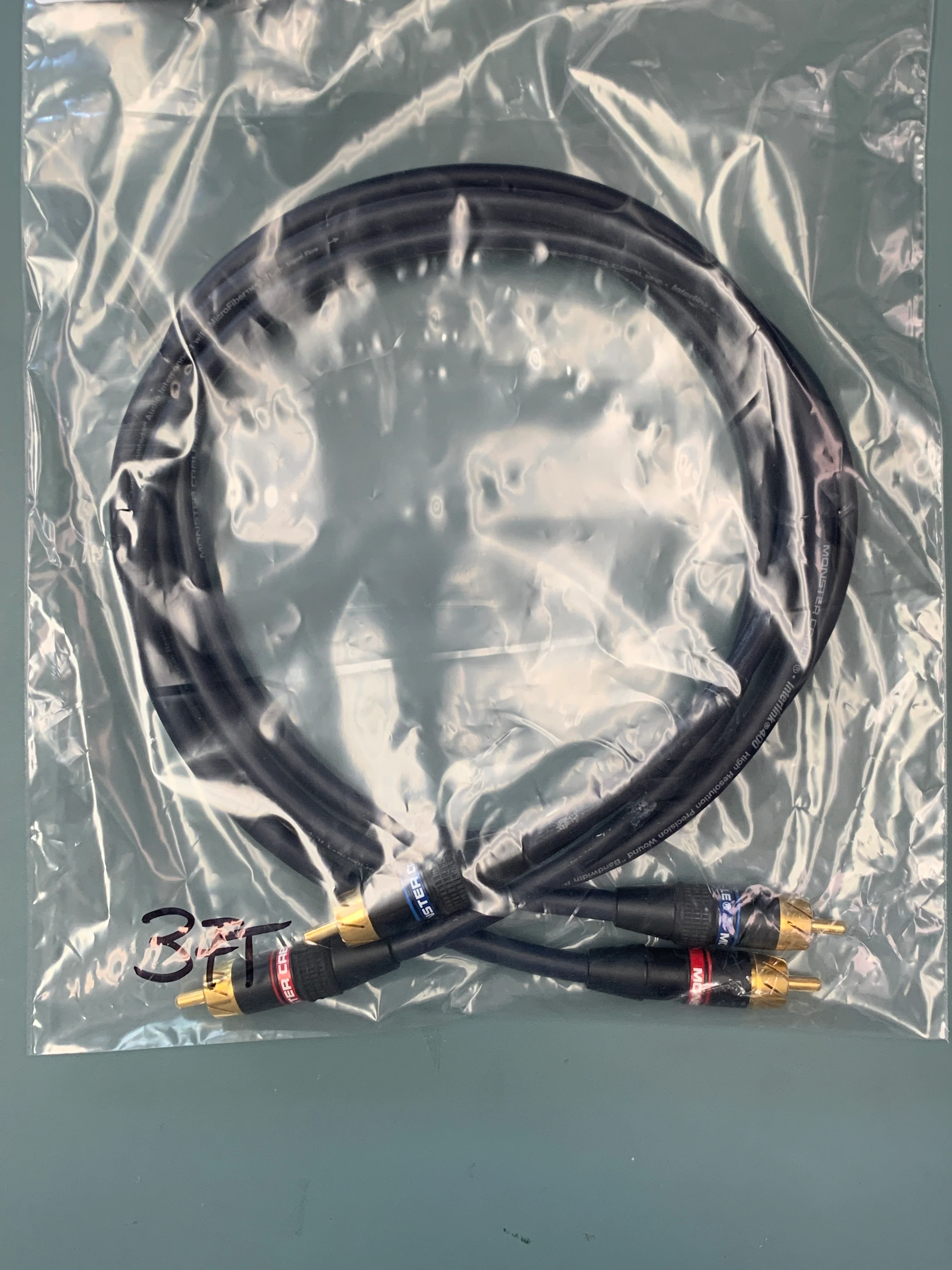 Monster Interlink 400 Audio Interconnection Cable (3FT)
