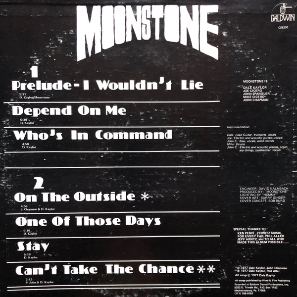 Moonstone  - Moonstone (LP) (Very Good Plus (VG+)) - Image 2