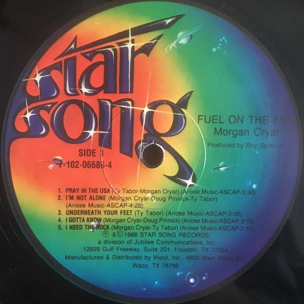 Morgan Cryar - Fuel On The Fire (LP, Album) (Very Good Plus (VG+)) - Image 3