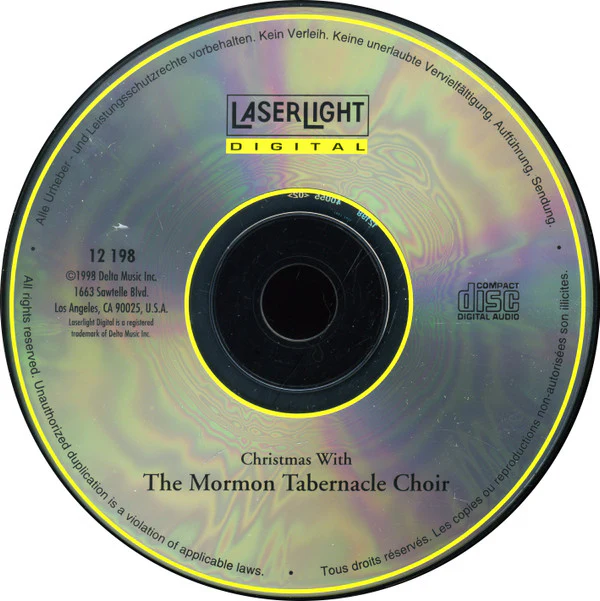Mormon Tabernacle Choir - Christmas With The Mormon Tabernacle Choir (CD) (Very Good Plus (VG+)) - Image 3