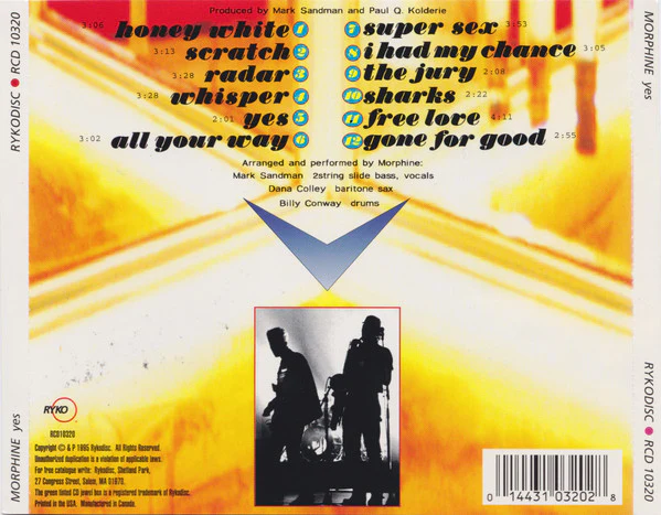 Morphine - Yes (CD, Album) (Near Mint (NM or M-)) - Image 3