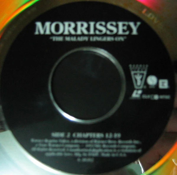 Morrissey - Hulmerist / The Malady Lingers On (Laserdisc, Comp) (Near Mint (NM or M-)) - Image 3